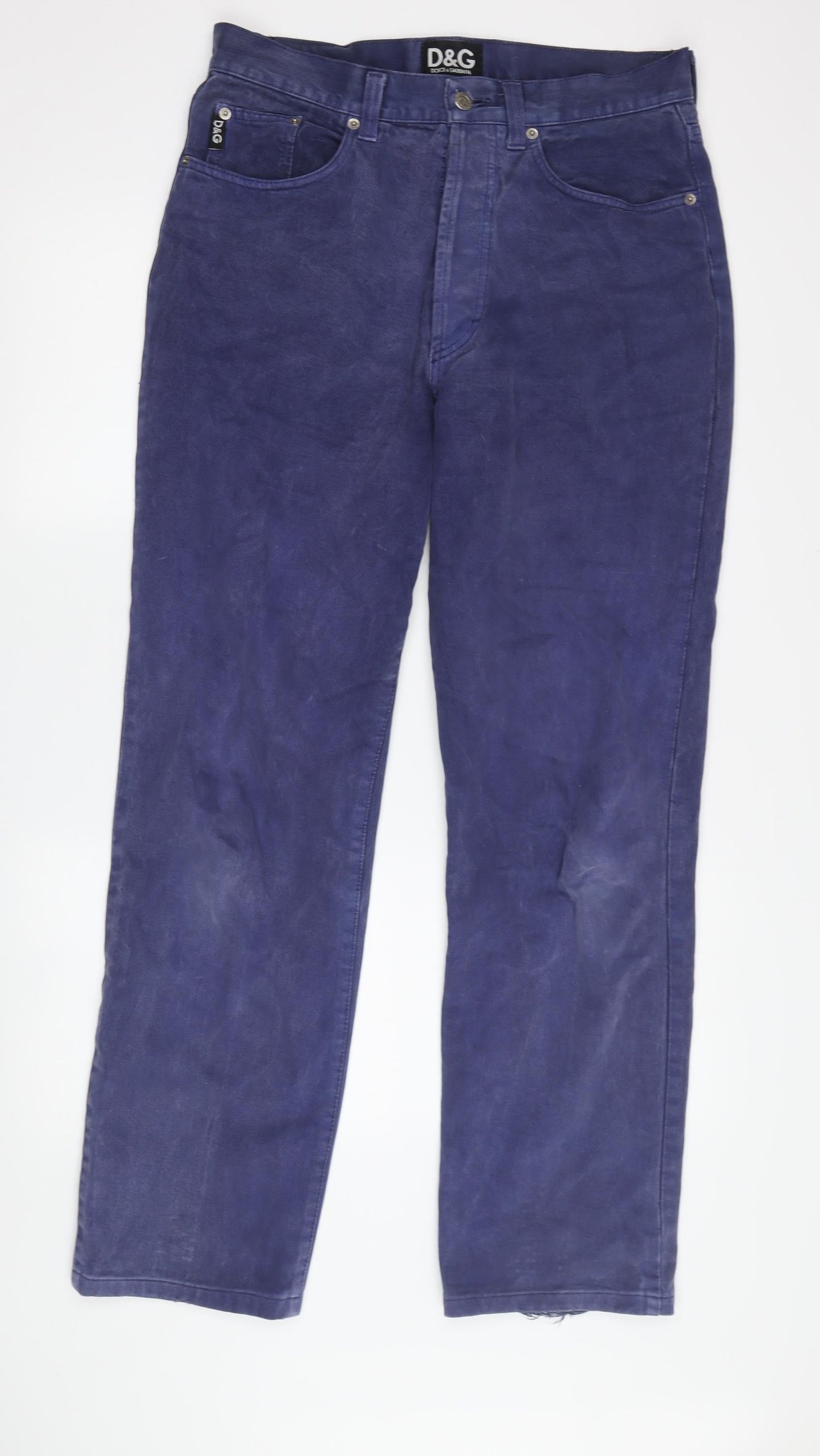 Dolce & Gabbana Men's Blue Straight Jeans