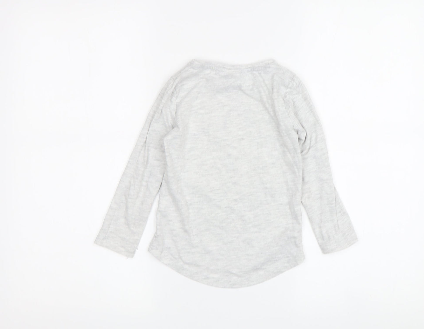 Disney Girls Grey Mickey Mouse Long Sleeve T-Shirt 3-4 Years