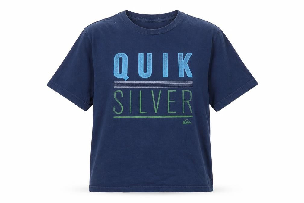 Quiksilver Boys Blue Medium Graphic T-Shirt