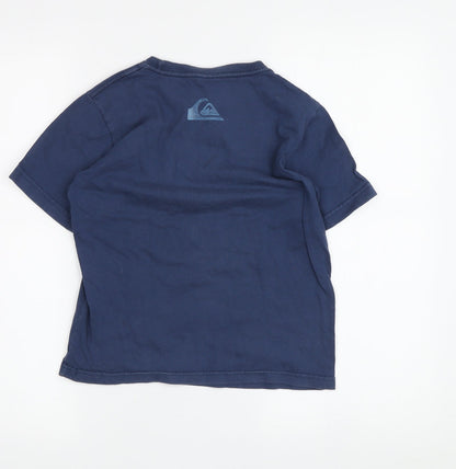 Quiksilver Boys Blue Medium Graphic T-Shirt