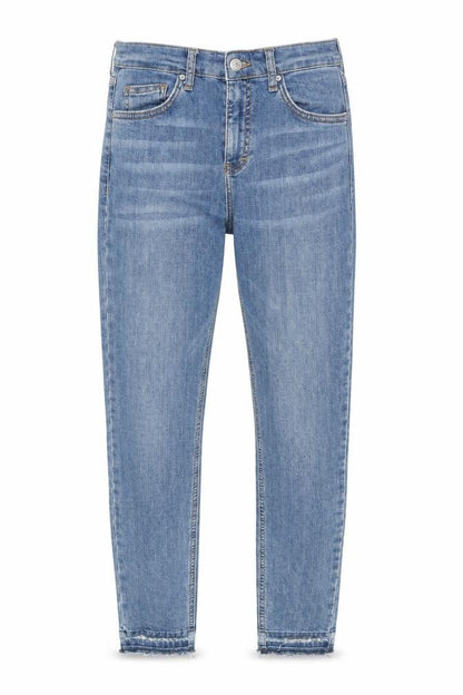Womens UK Size 10 Topshop Slim Fit Ankle Blue Jeans