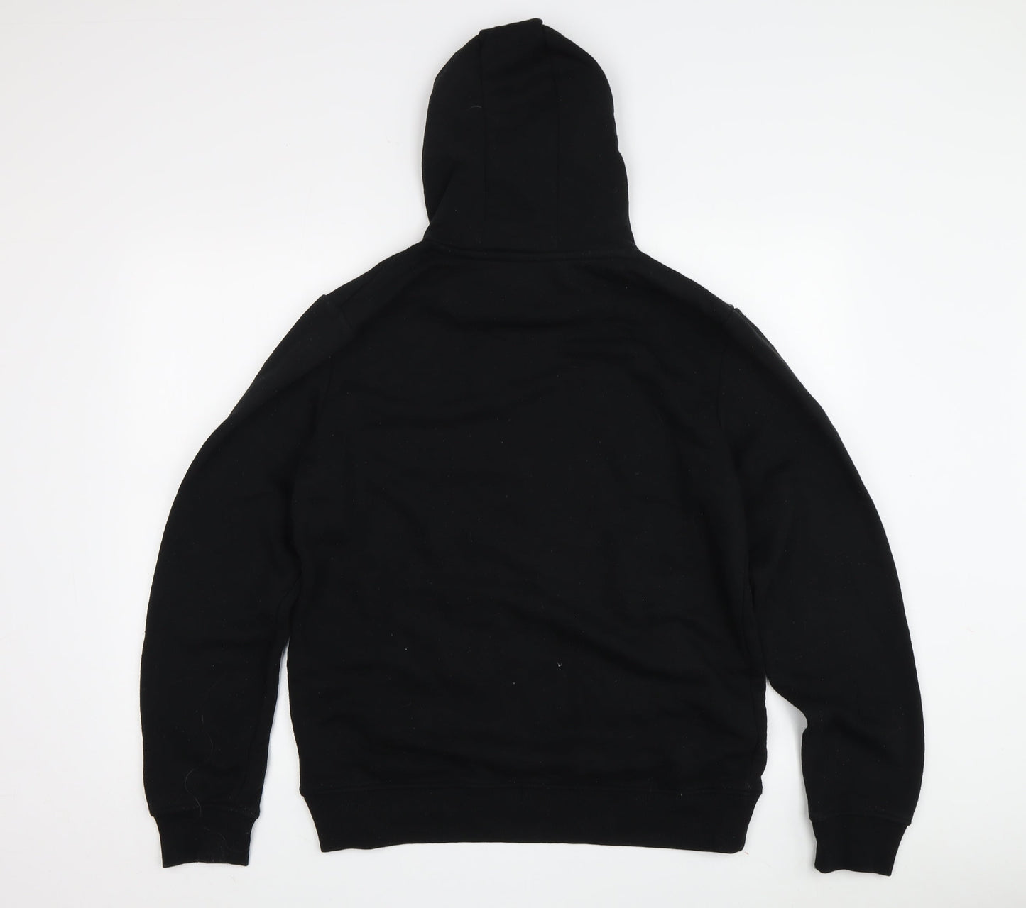 Mens UK Size M Brave Soul Black Pullover Hoodie