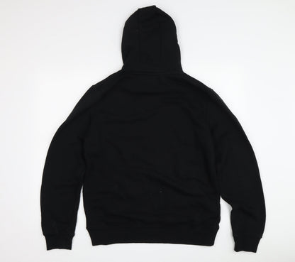 Mens UK Size M Brave Soul Black Pullover Hoodie