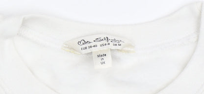 Miss Selfridge Women's White M Pullover Sweatshirt