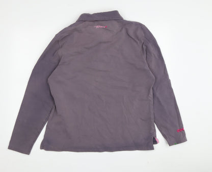 Tayberry Women's Grey Henley Sweatshirt Size 12