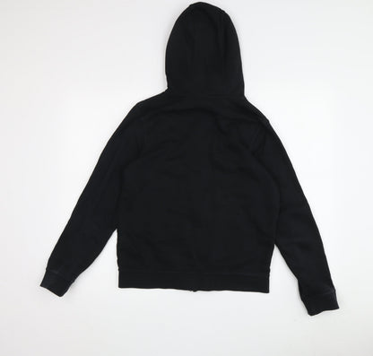 Nike Boys Black Full Zip Hoodie - Size L, Fleece, Casual