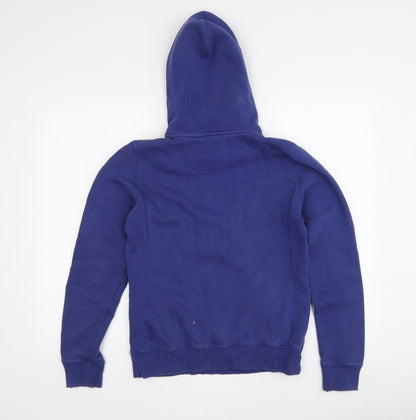 Nike Boys Blue Hoodie L Athletic Logo Pullover