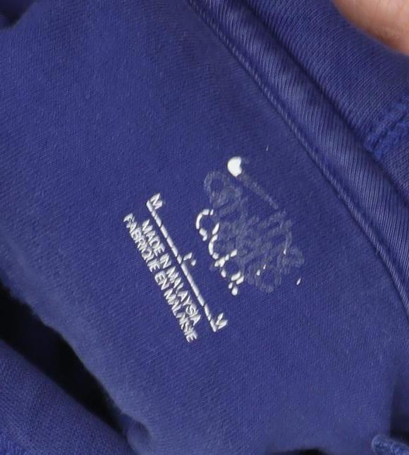 Nike Boys Blue Hoodie L Athletic Logo Pullover
