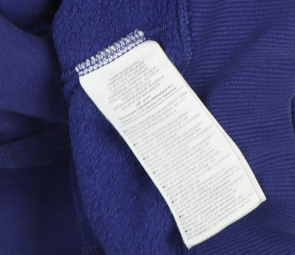 Nike Boys Blue Hoodie L Athletic Logo Pullover
