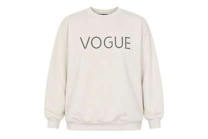 Miss Klass Women Beige Pullover Sweatshirt Size 24