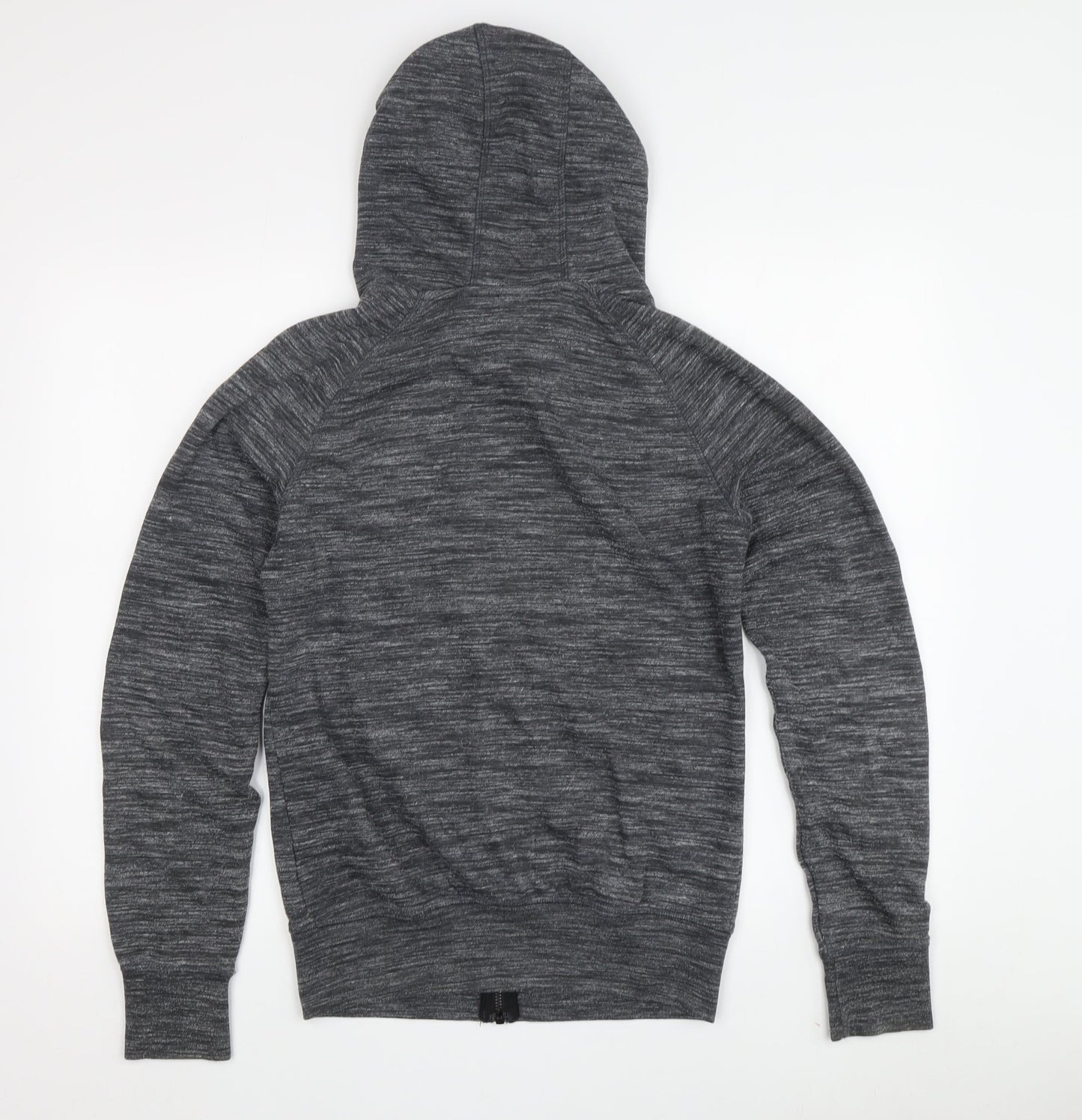 Adidas Boys Grey Full Zip Hoodie Size S
