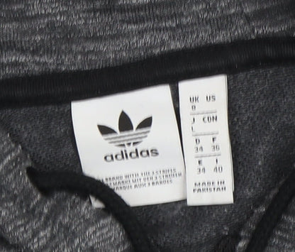 Adidas Boys Grey Full Zip Hoodie Size S