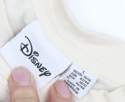 Womens UK Size 20 Disney Ivory Pullover Sweatshirt