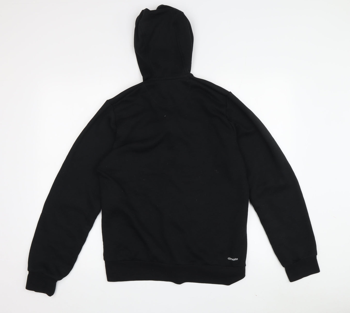 Adidas Unisex Black Full Zip Hoodie Size S Regular Fit