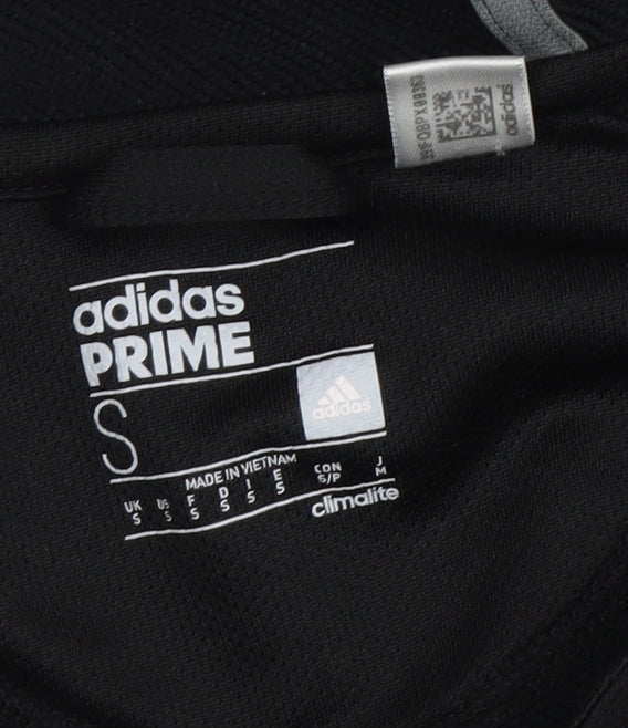 Adidas Unisex Black Full Zip Hoodie Size S Regular Fit