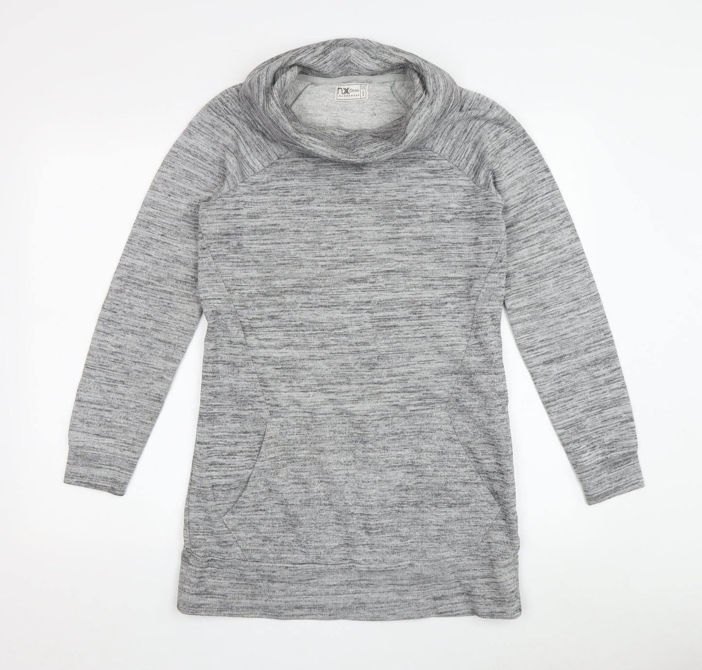 Womens UK Size 6 NEXT Grey Tunic Sweatshirt