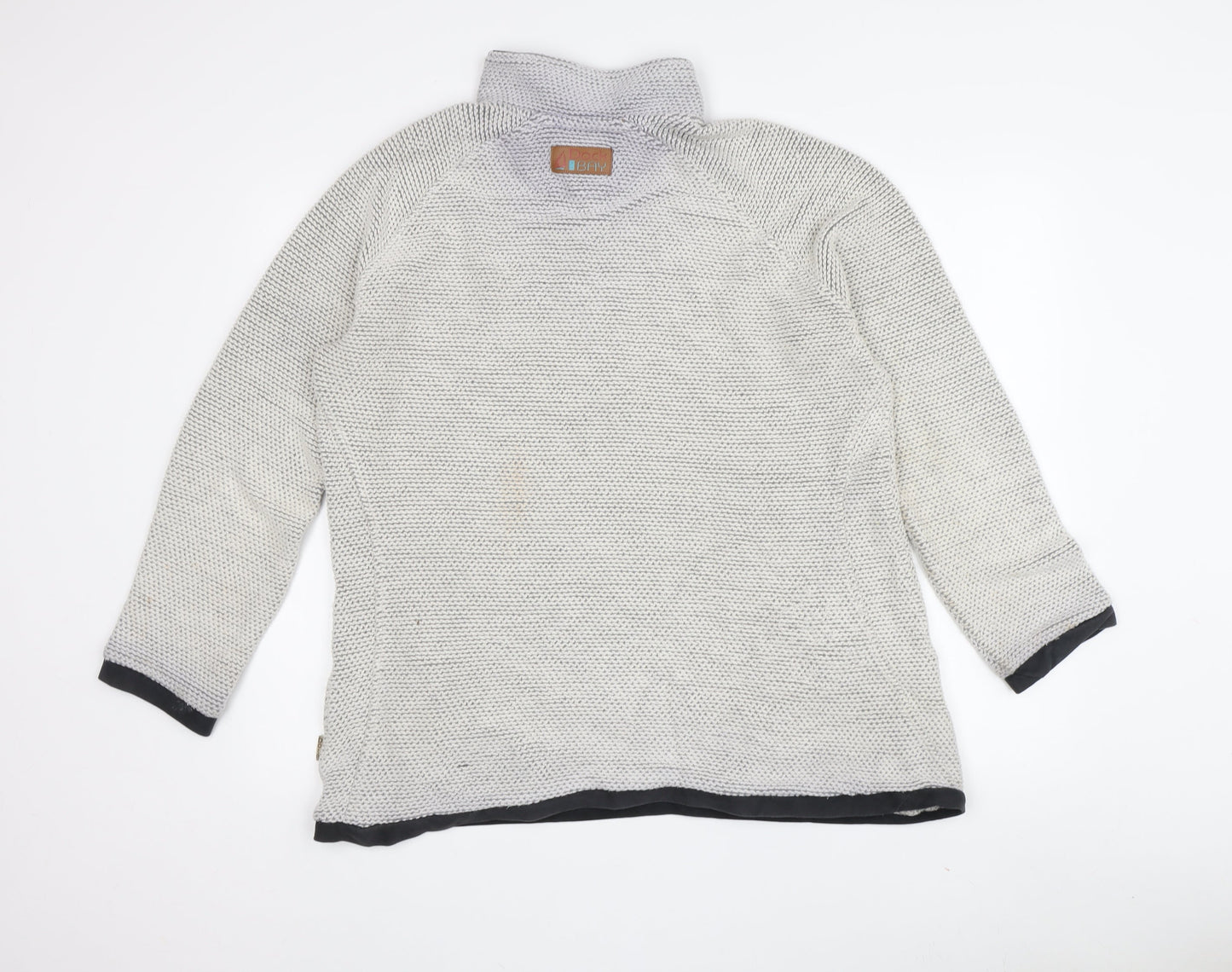 Duck Bay Women's Grey Pullover Sweatshirt, Size 18