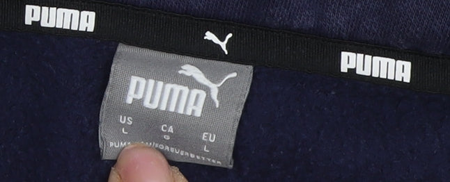 Puma Women's Blue Pullover Sweatshirt L