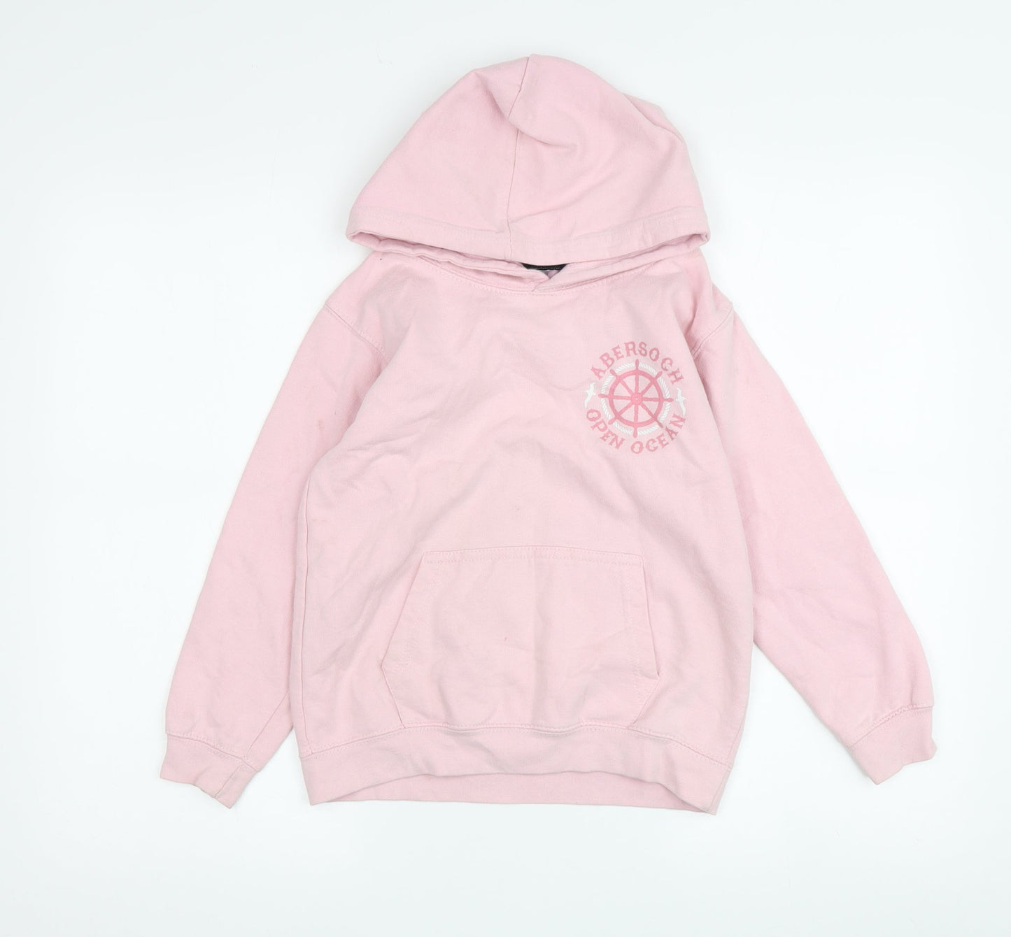 O'Shea Girls Pink Nautical Graphic Hoodie L