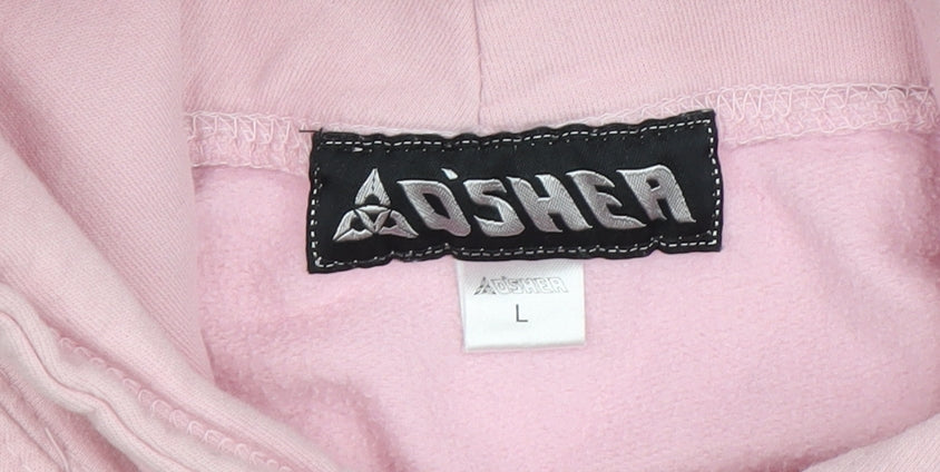 O'Shea Girls Pink Nautical Graphic Hoodie L