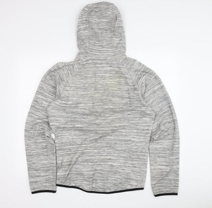 Physiq Apparel Men's S Grey Full Zip Hoodie, Athletic Fit