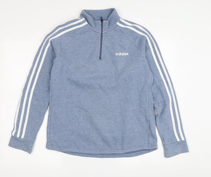Adidas Unisex Blue Pullover Sweatshirt S