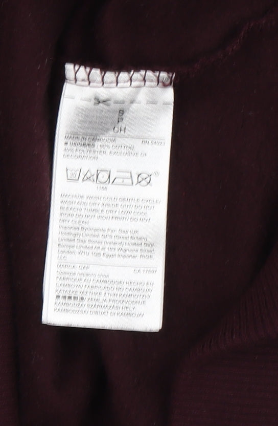 GAP Women's Multicoloured Logo Sweatshirt S Casual