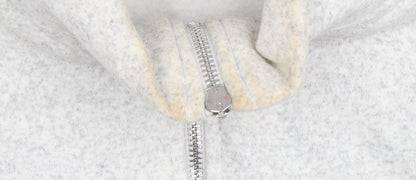 Boohoo Women's Grey Pullover Sweatshirt, S, High Neck, Logo