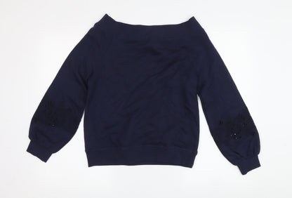 Womens UK Size XS NEXT Blue Pullover Sweatshirt