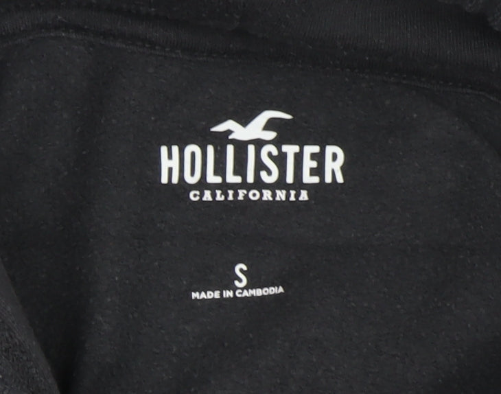 Hollister Women's Black Graphic Pullover Hoodie S