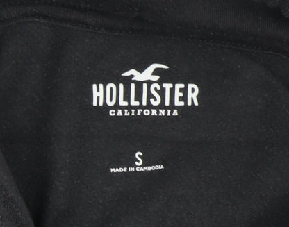 Hollister Women's Black Graphic Pullover Hoodie S