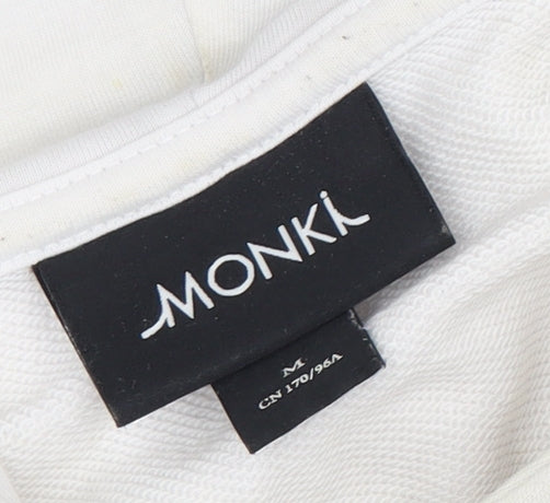 Unisex Adults UK Size M Monki Purple Pullover Hoodie