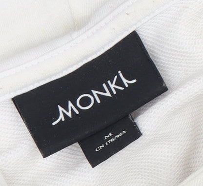 Unisex Adults UK Size M Monki Purple Pullover Hoodie
