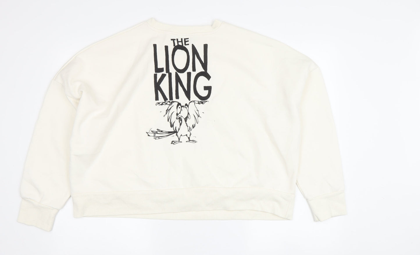 Womens UK Size L Disney Ivory Pullover Sweatshirt