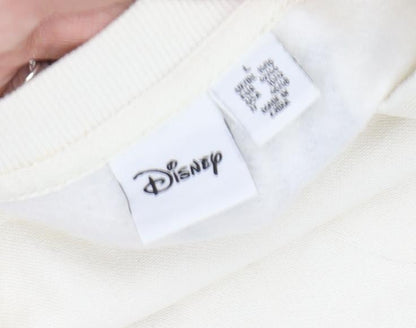 Womens UK Size L Disney Ivory Pullover Sweatshirt