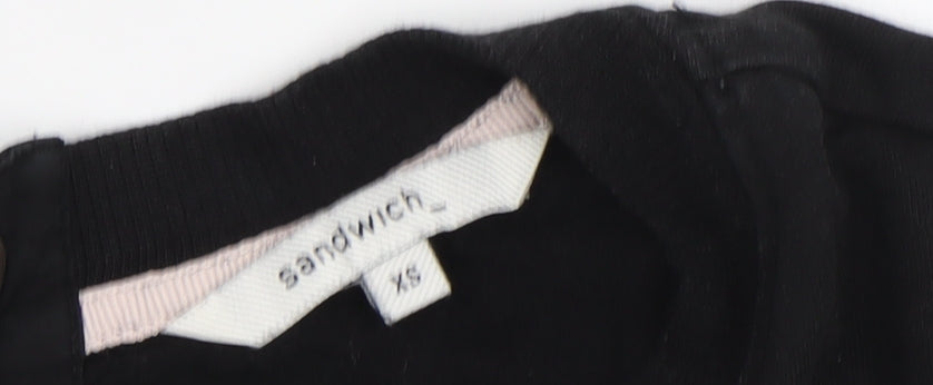 Sandwich Women’s Black Pullover Sweatshirt XS