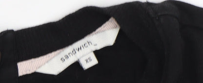 Sandwich Women’s Black Pullover Sweatshirt XS