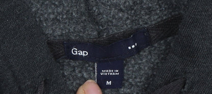 Mens UK Size M Gap Black Full Zip Hoodie