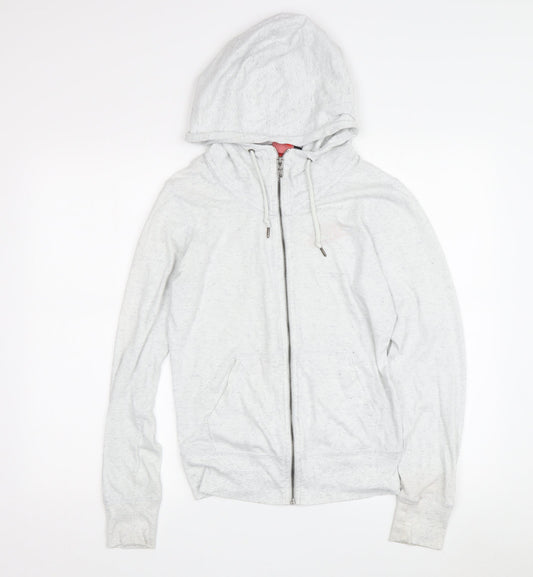 Nike Women's Grey Full Zip Hoodie Size S