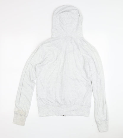 Nike Women's Grey Full Zip Hoodie Size S