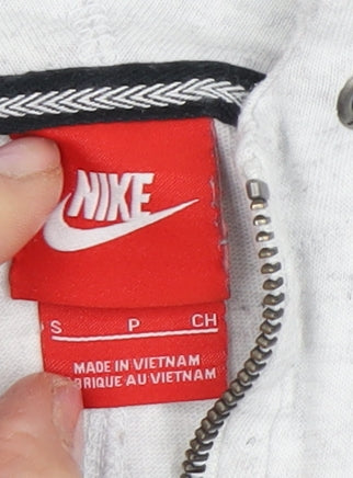 Nike Women's Grey Full Zip Hoodie Size S