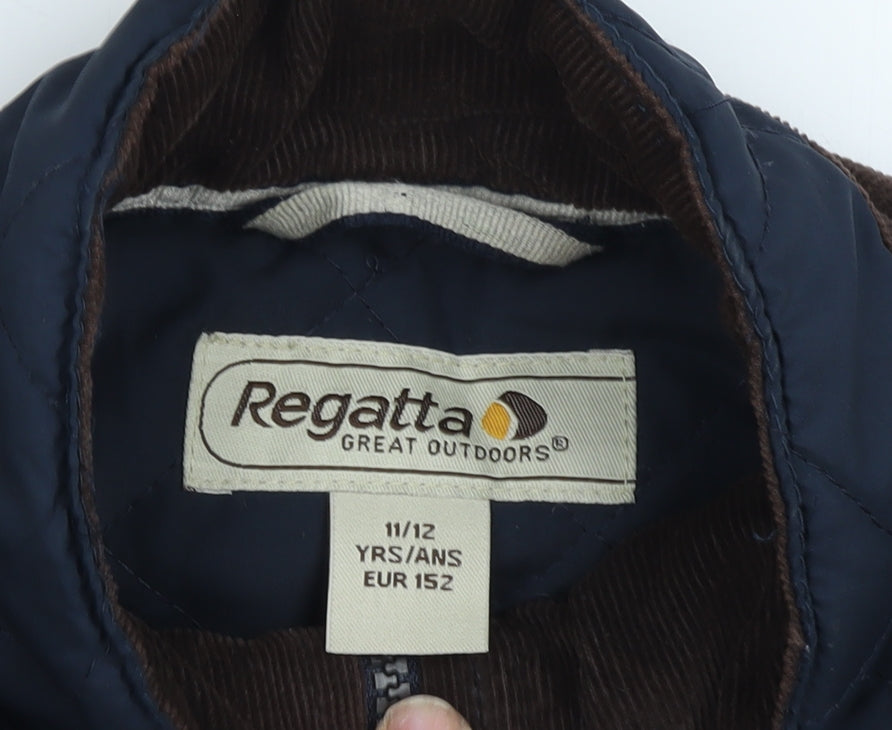 Regatta Boys Blue Quilted Bodywarmer, 11-12 Years