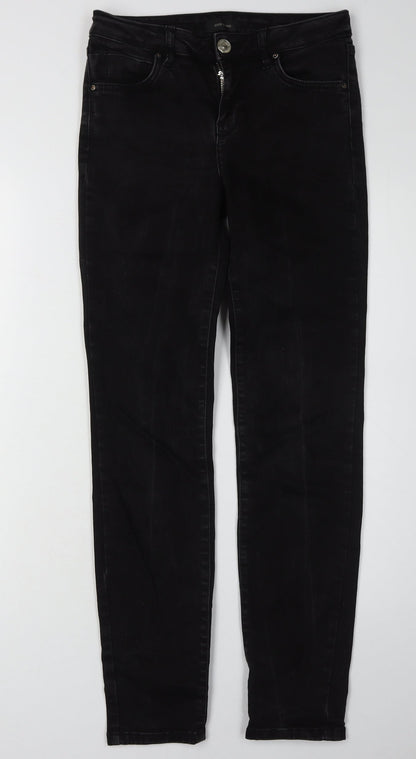 River Island Black Skinny Jeans, Women’s Size 8, Slim Fit