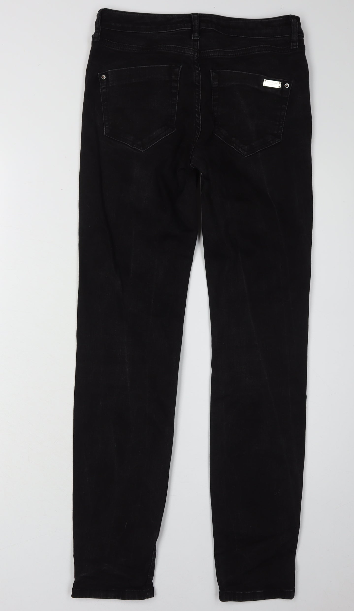 River Island Black Skinny Jeans, Women’s Size 8, Slim Fit