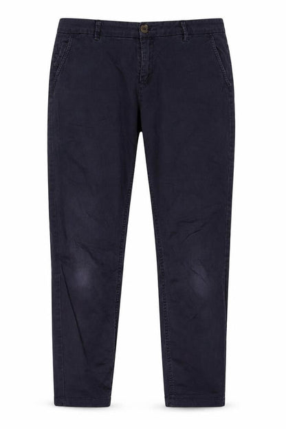 Womens UK Size 10 Fat Face Regular Fit Chino Blue Trousers