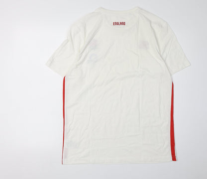 Canterbury Men's White Rugby T-Shirt, Size L