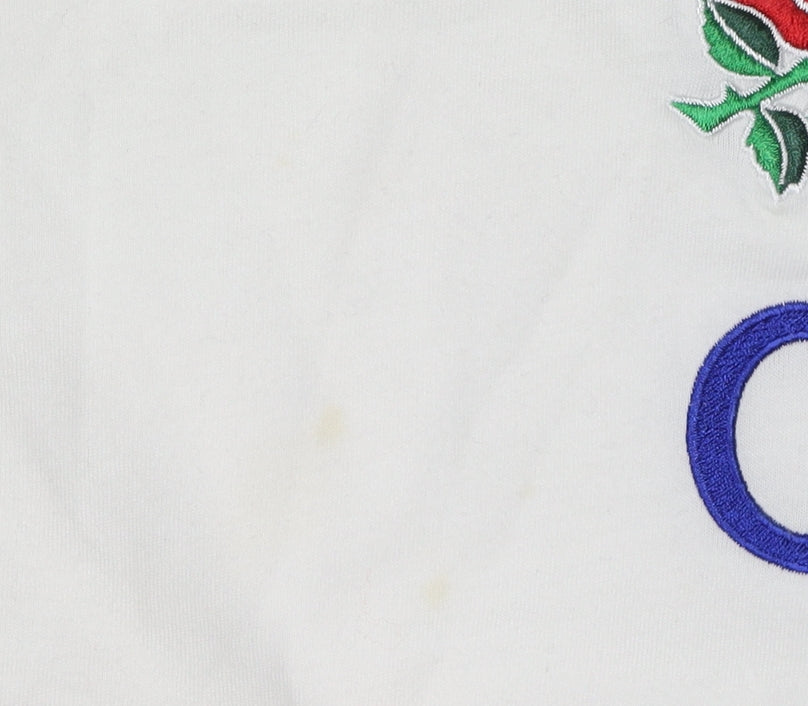 Canterbury Men's White Rugby T-Shirt, Size L