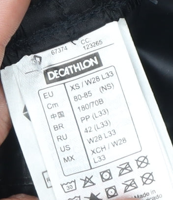 Decathlon Men's Black Rain Trousers XS