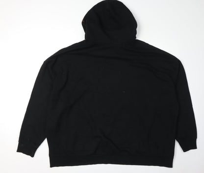 Unisex Adults UK Size 2XL Disney Black Pullover Hoodie