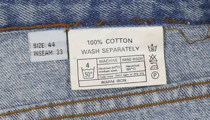 G-Division Men's Blue Straight Jeans Size 44